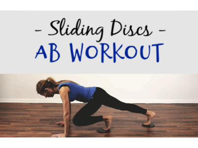 sliding disc ab workout