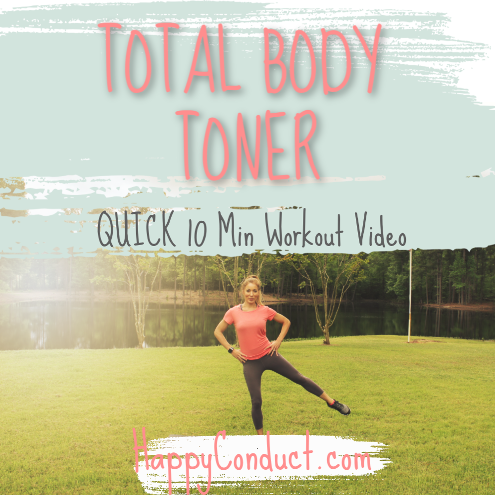 Total Body Toner - Body Weight - 10 Minute Workout Video