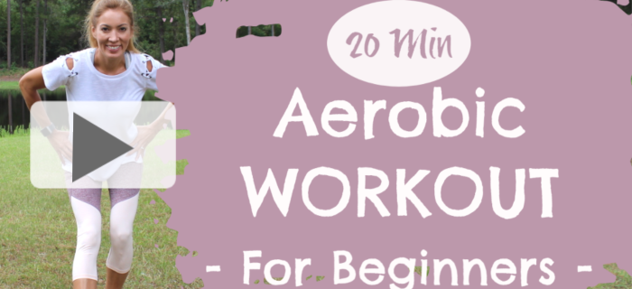 Aerobic exercise workout video you can do at home. Great for Beginners. Only 20 minutes.